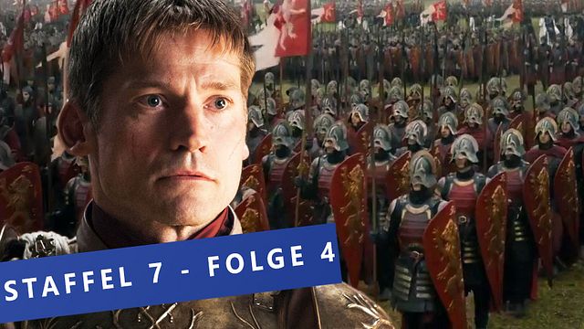 "Kriegsbeute" ist mit Abstand eine der aufregendsten Episoden, die "Game Of Thrones" je hatte. Jamie Lannister sieht sich einem unbesiegbaren Feind gegenüber, Arya Stark kehrt nach Winterfell zurück und Jon Snow findet ein Geheimnis.